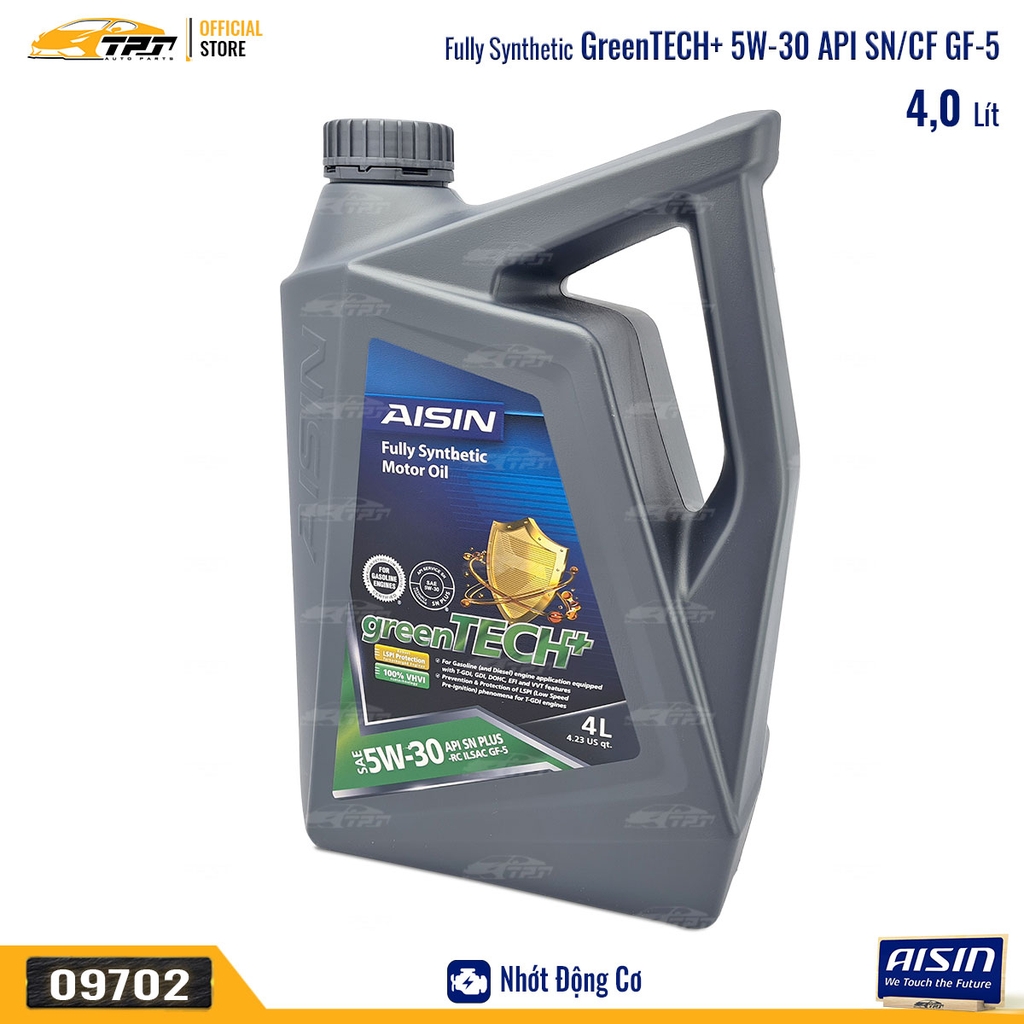 5W-30 SN/CF Nhớt Động Cơ Fully Synthetic ESFNP0534PN [4 Lít] AISIN - Japan