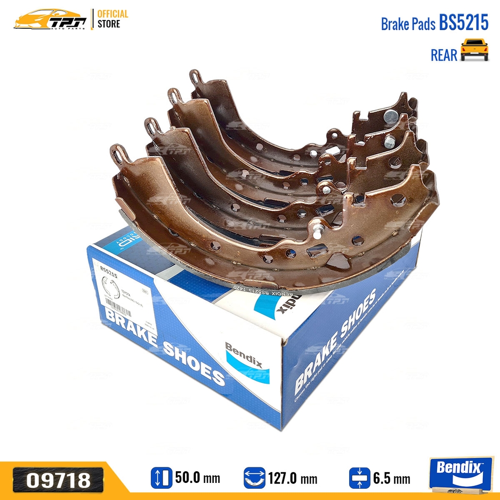 BS5215 Bố Thắng - Guốc Phanh SAU Toyota INNOVA 17- Bendix - USA
