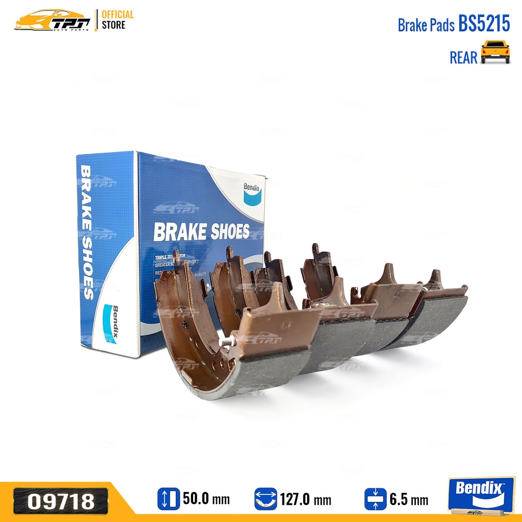 BS5215 Bố Thắng - Guốc Phanh SAU Toyota INNOVA 17- Bendix - USA