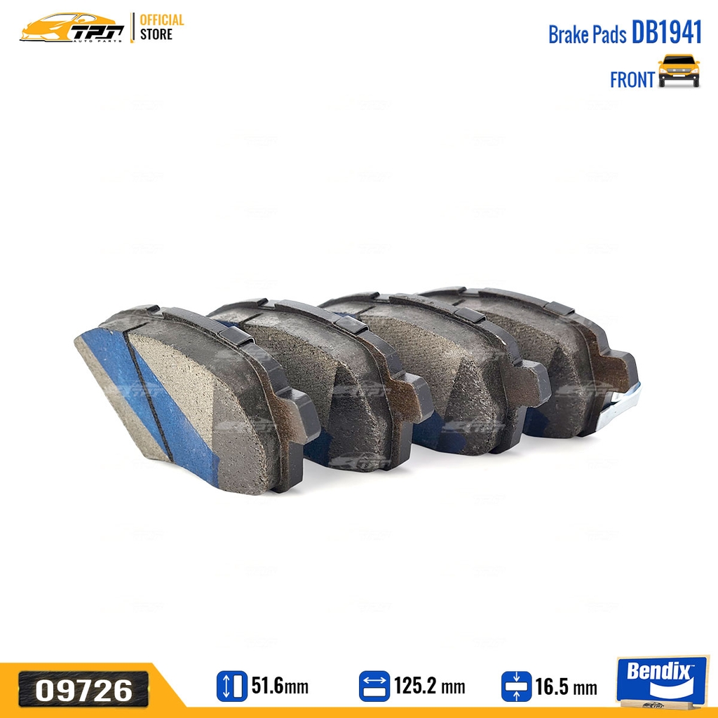 DB1941GCT Bố Thắng - Má Phanh TRƯỚC Suzuki ERTIGA Bendix - USA