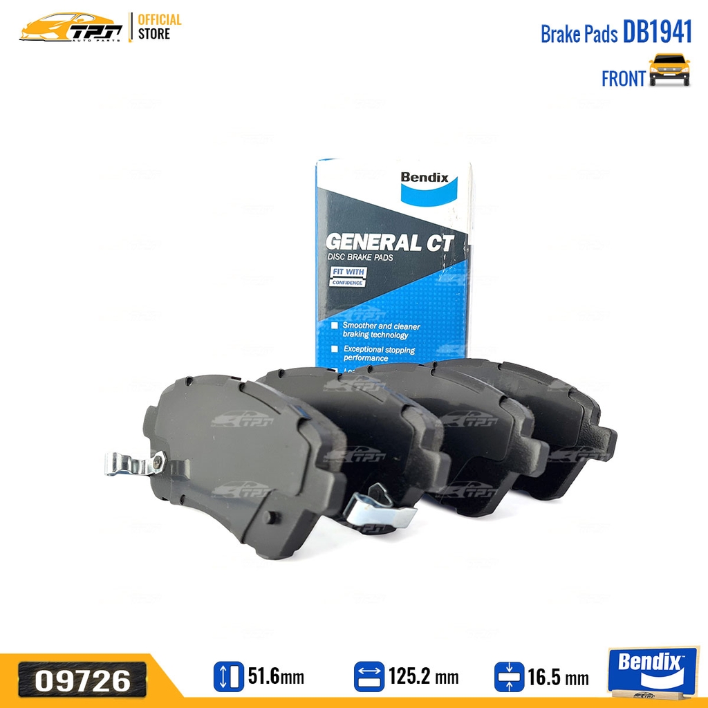 DB1941GCT Bố Thắng - Má Phanh TRƯỚC Suzuki ERTIGA Bendix - USA