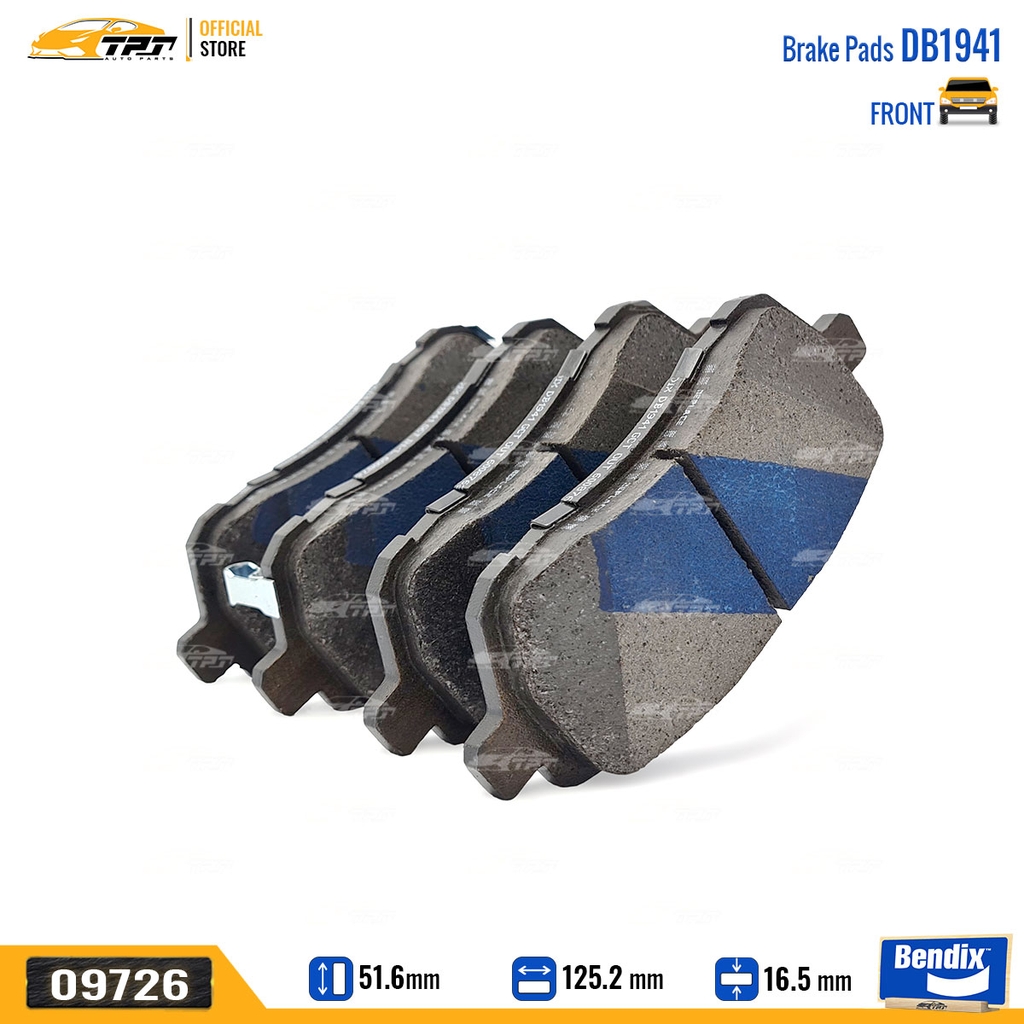 DB1941GCT Bố Thắng - Má Phanh TRƯỚC Suzuki ERTIGA Bendix - USA