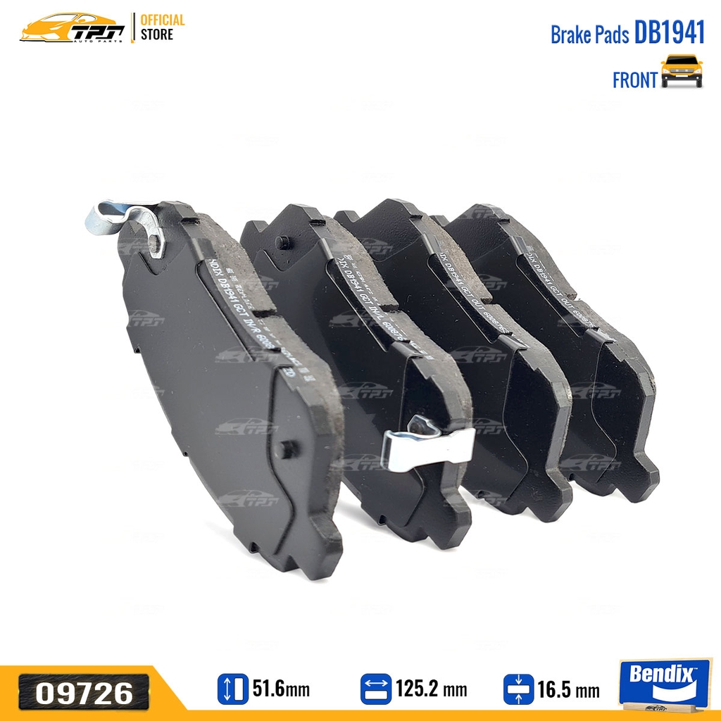 DB1941GCT Bố Thắng - Má Phanh TRƯỚC Suzuki ERTIGA Bendix - USA