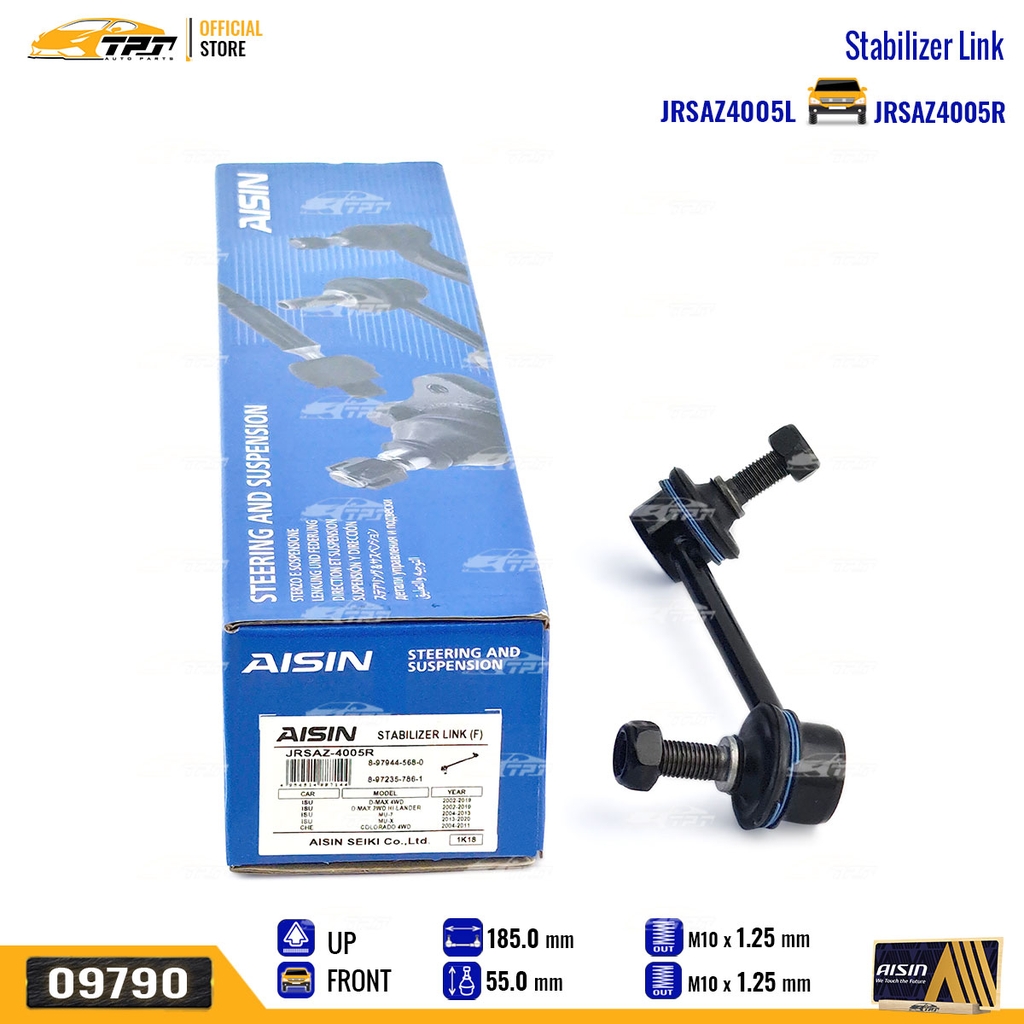 JRSAZ4005L - R Rô Tuyn Cân Bằng TRƯỚC ISUZU DMAX 4WD 03-11 HILANDER 03-11 MUX 4WD 11-17 CHEV COLORADO 4WD 04-11 [555 - SL5400 LR] AISIN - JAPAN