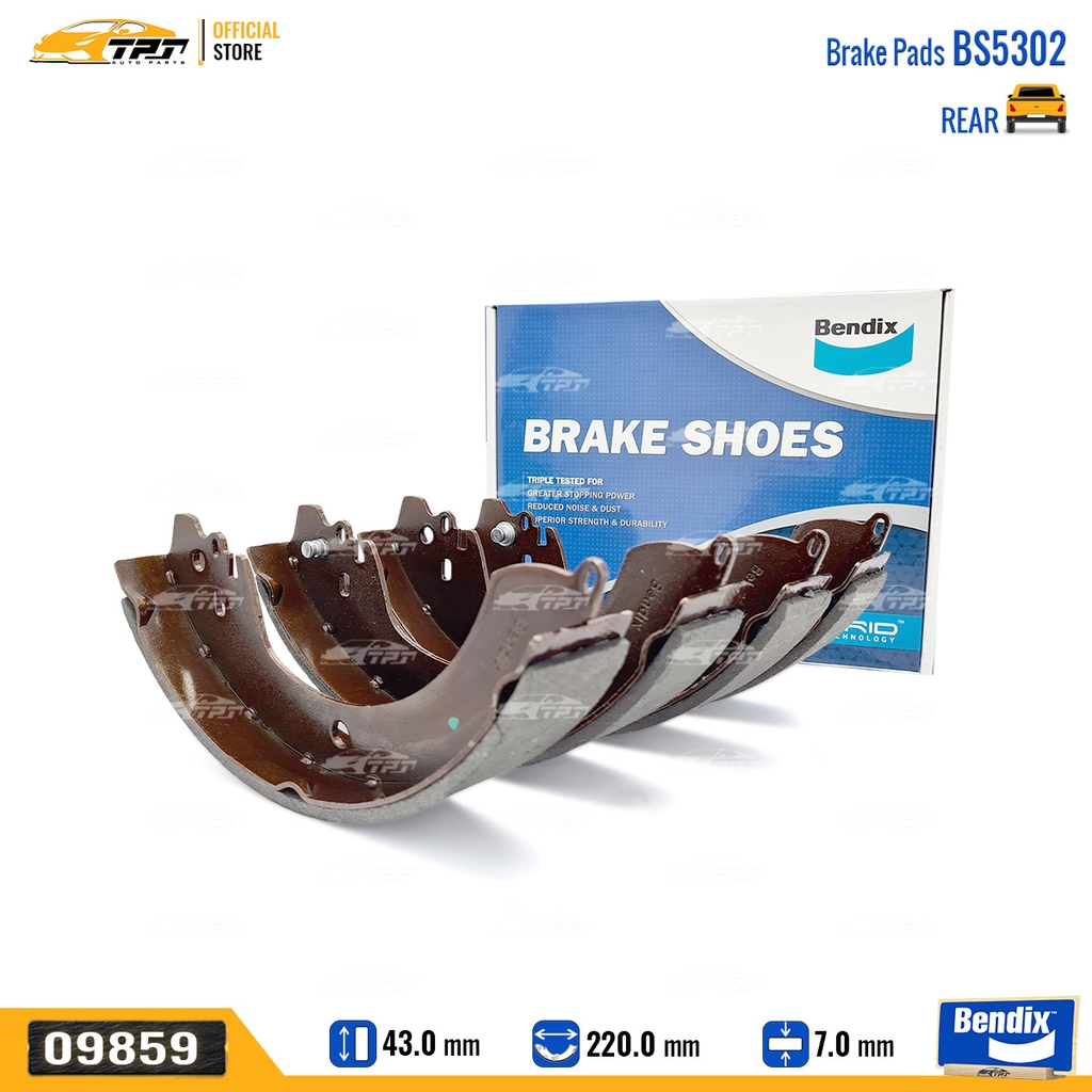 BS5302 Bố Thắng - Guốc Phanh SAU Toyota RUSH Bendix - USA