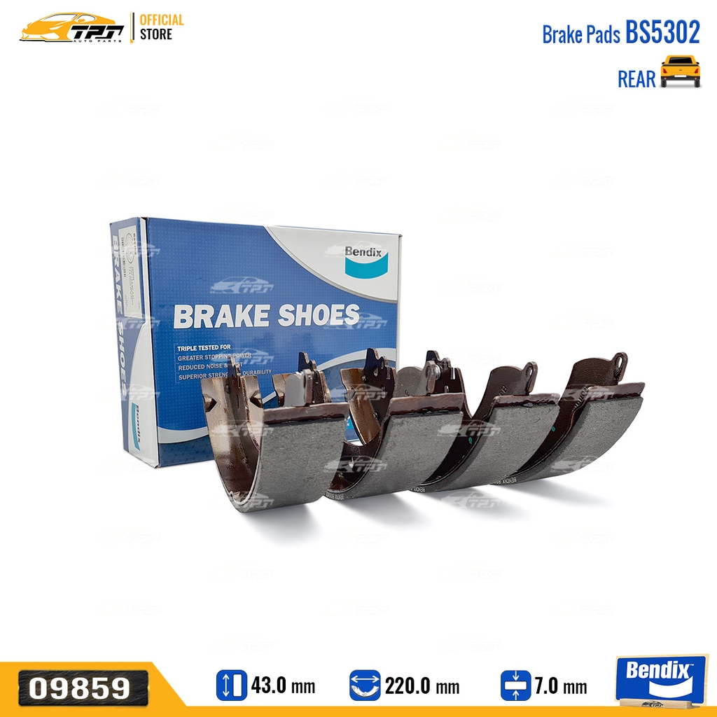 BS5302 Bố Thắng - Guốc Phanh SAU Toyota RUSH Bendix - USA