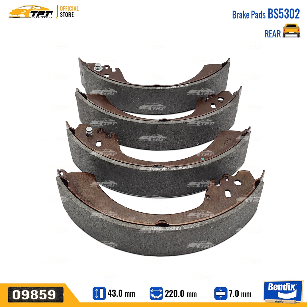 BS5302 Bố Thắng - Guốc Phanh SAU Toyota RUSH Bendix - USA