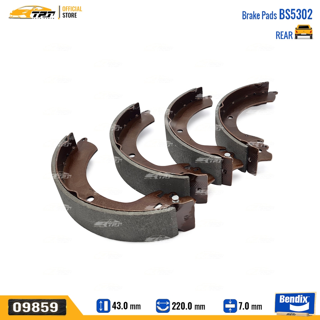 BS5302 Bố Thắng - Guốc Phanh SAU Toyota RUSH Bendix - USA