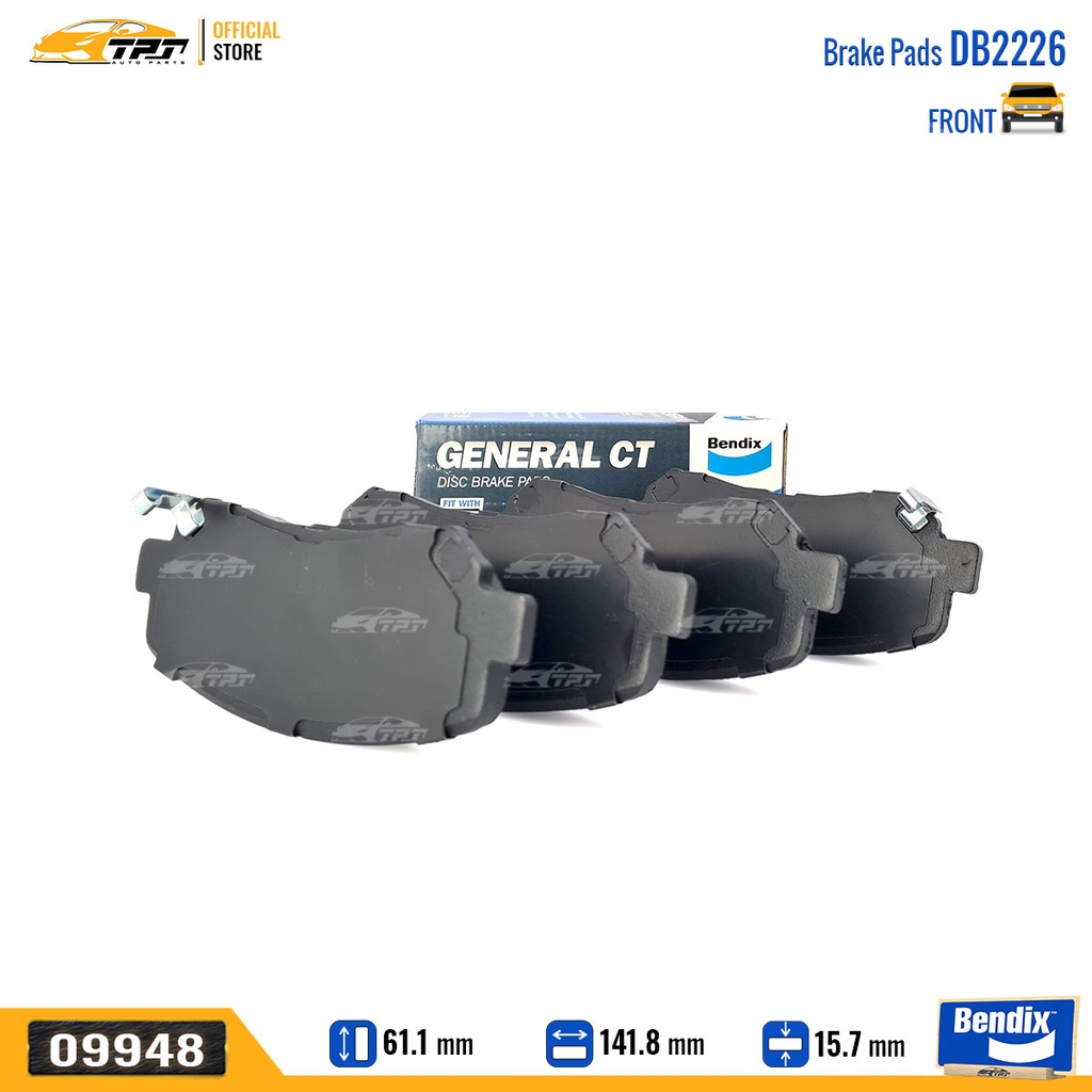 DB2226GCT Bố Thắng - Má Phanh TRƯỚC Mazda CX5 12- Bendix - USA