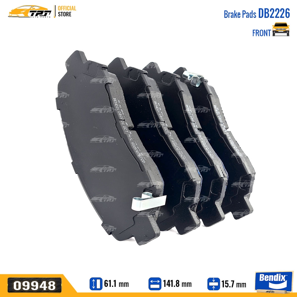 DB2226GCT Bố Thắng - Má Phanh TRƯỚC Mazda CX5 12- Bendix - USA