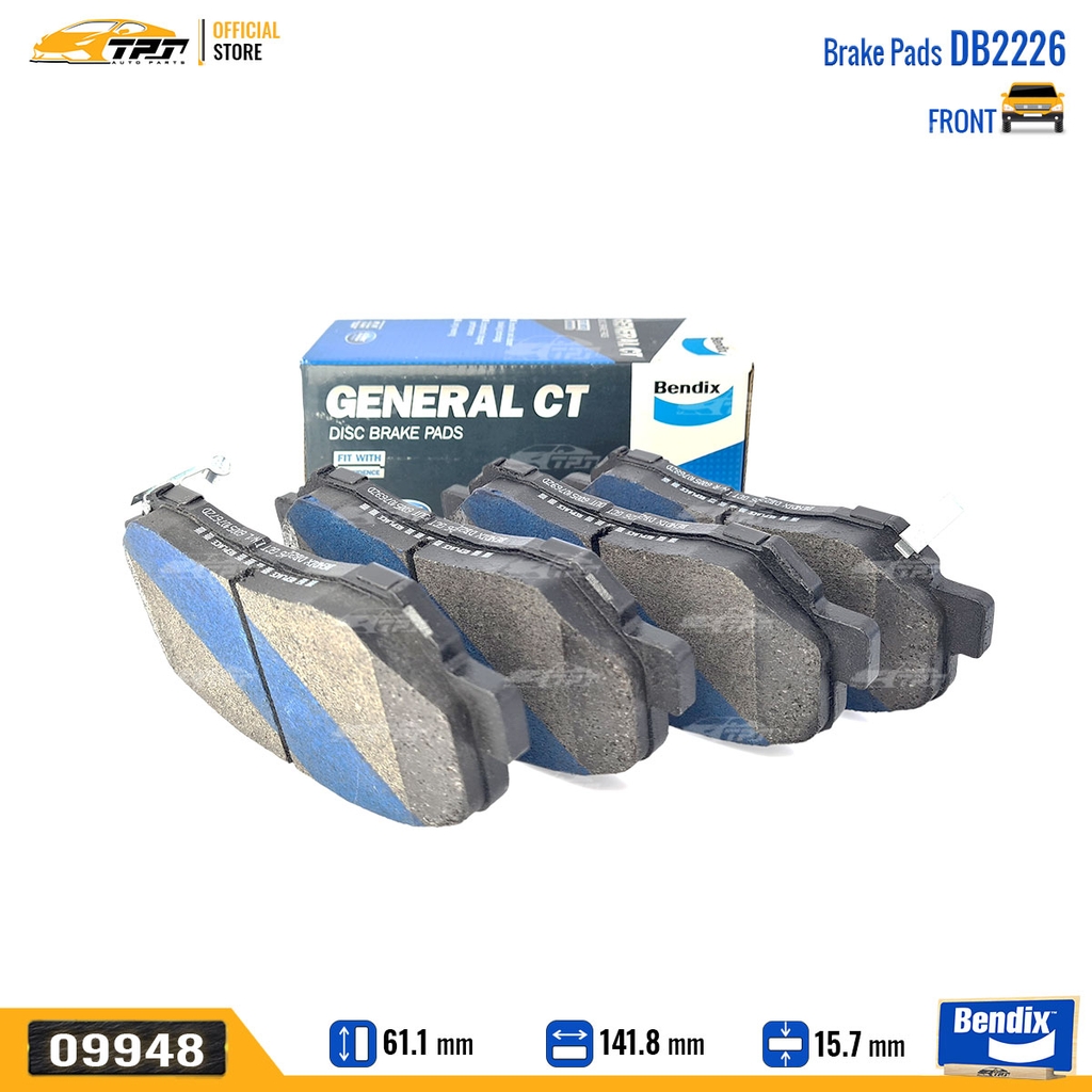 DB2226GCT Bố Thắng - Má Phanh TRƯỚC Mazda CX5 12- Bendix - USA