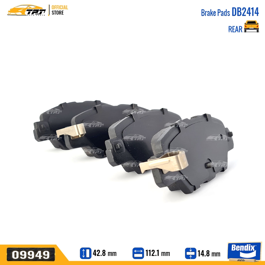 DB2414GCT Bố Thắng - Má Phanh SAU Mazda CX5 17- Bendix - USA