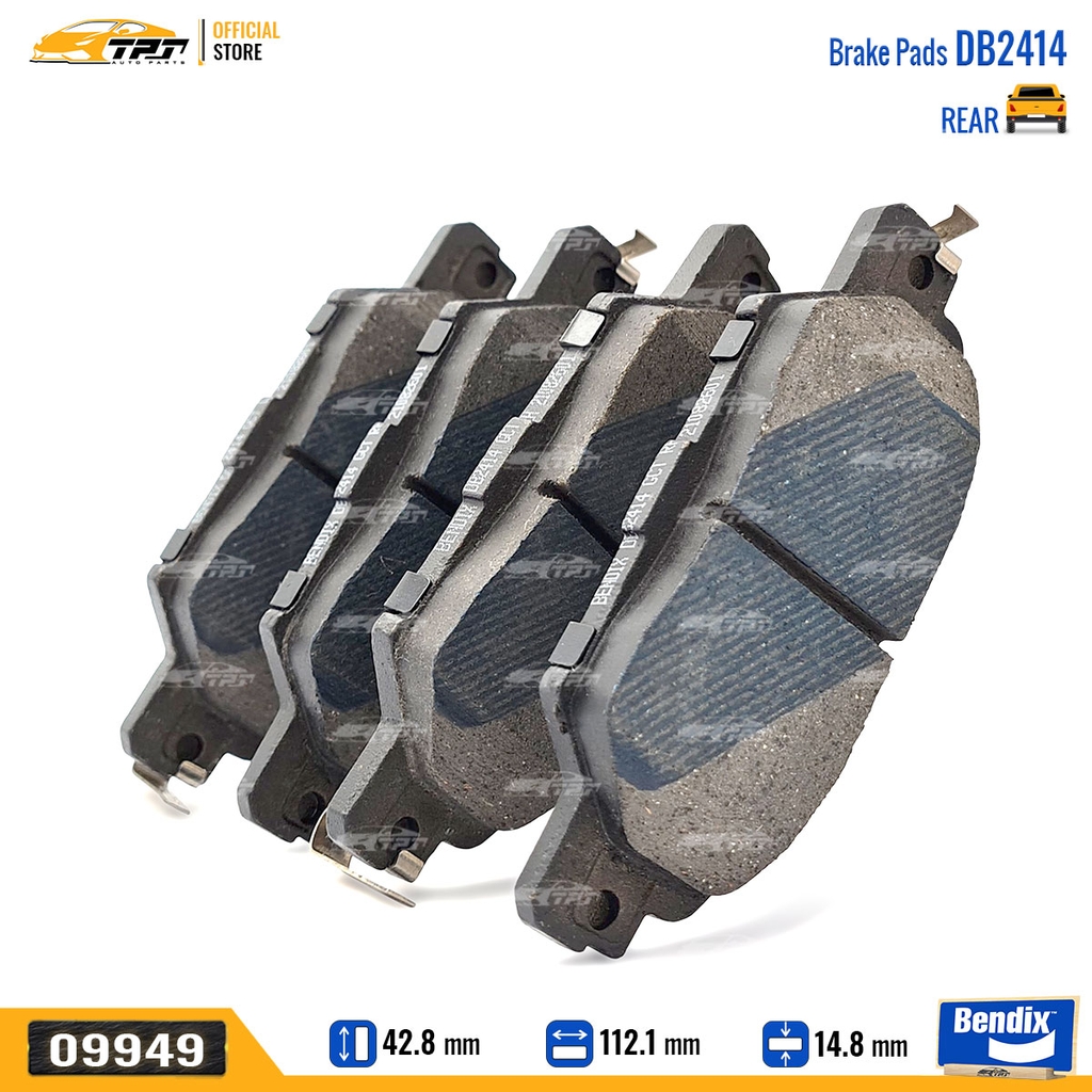 DB2414GCT Bố Thắng - Má Phanh SAU Mazda CX5 17- Bendix - USA