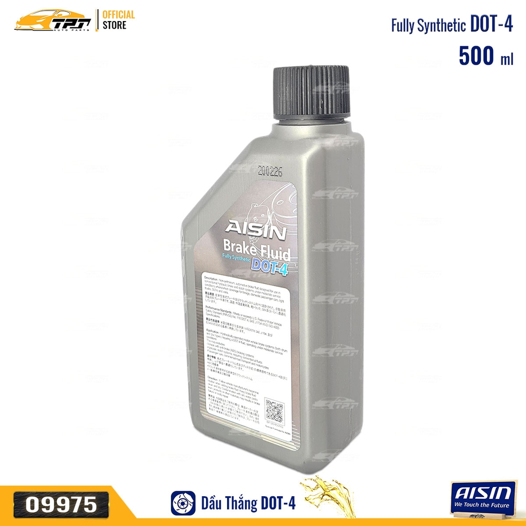 DOT4 Dầu Thắng DOT-4 0.5L AISIN - JAPAN
