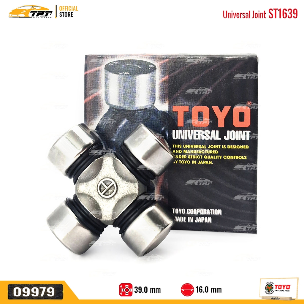 ST1639 Bạc Đạn Chữ Thập Tay Lái Kích Thước [ 16 x 39 ] TOYO - Japan