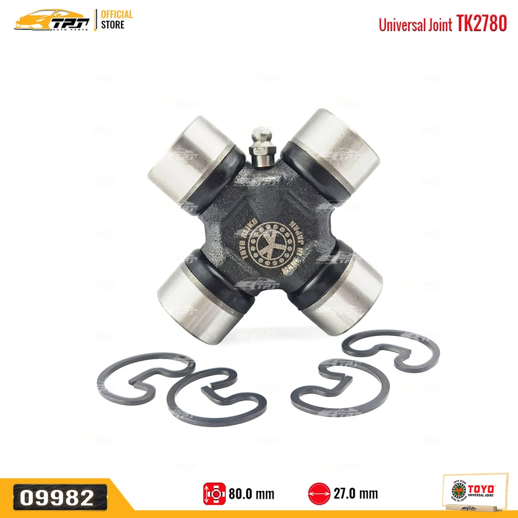 TK2780 Bạc Đạn Chữ Thập Hyundai PORTER 1T25 - STAREX [ 27 x 80 ] TOYO - Japan