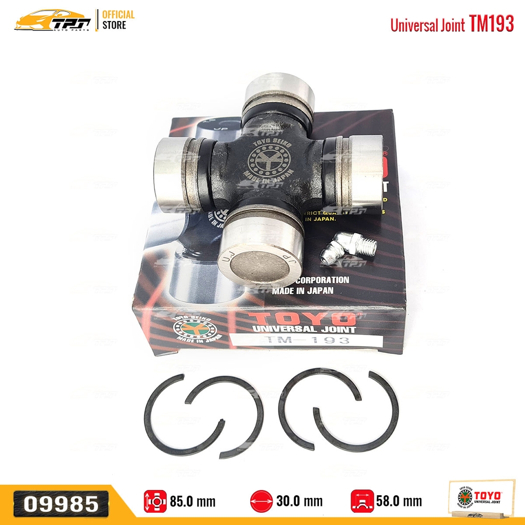 TM193 Bạc Đạn Chữ Thập Hyundai 2T5 MIGHTY - MITSU CANTER - MONTERO [ 30 x 58 x 85 ] TOYO - Japan