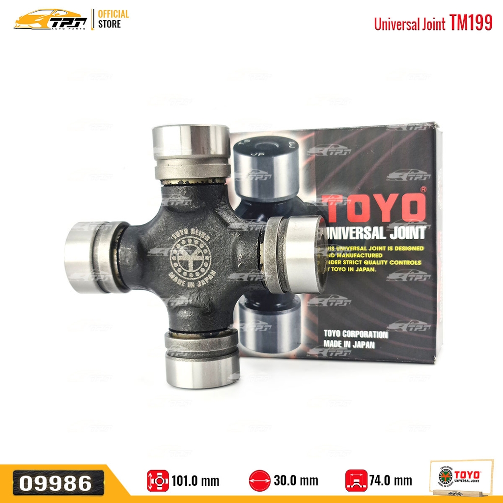 TM199 Bạc Đạn Chữ Thập Kích Thước [ 30 x 74 x 101 ] TOYO - Japan