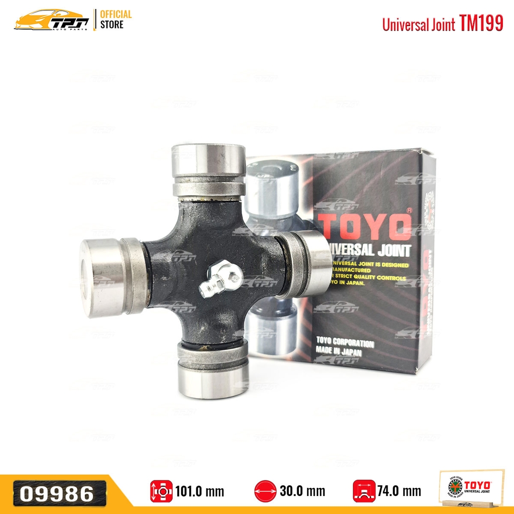 TM199 Bạc Đạn Chữ Thập Kích Thước [ 30 x 74 x 101 ] TOYO - Japan