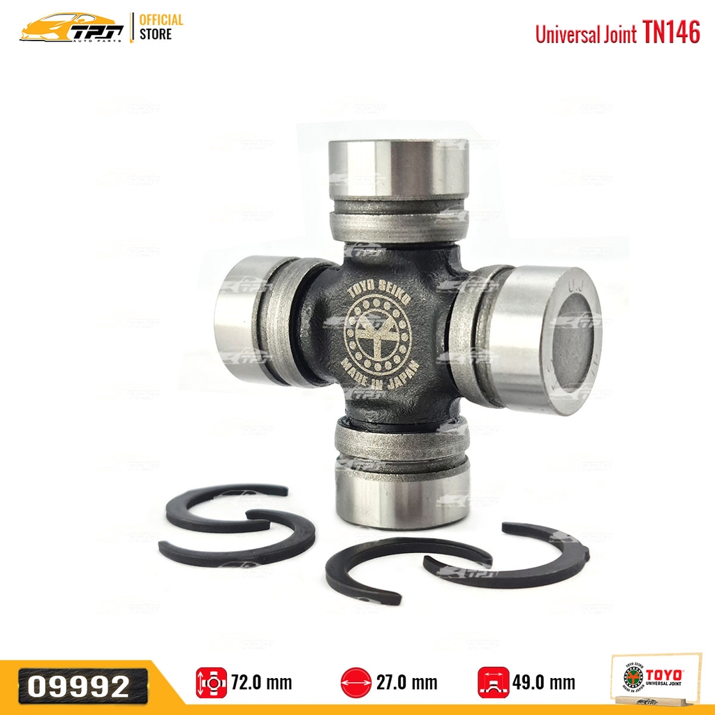 TN146 Bạc Đạn Chữ Thập Nissan NAVARA [ 27 x 49 x 72 ] TOYO - Japan