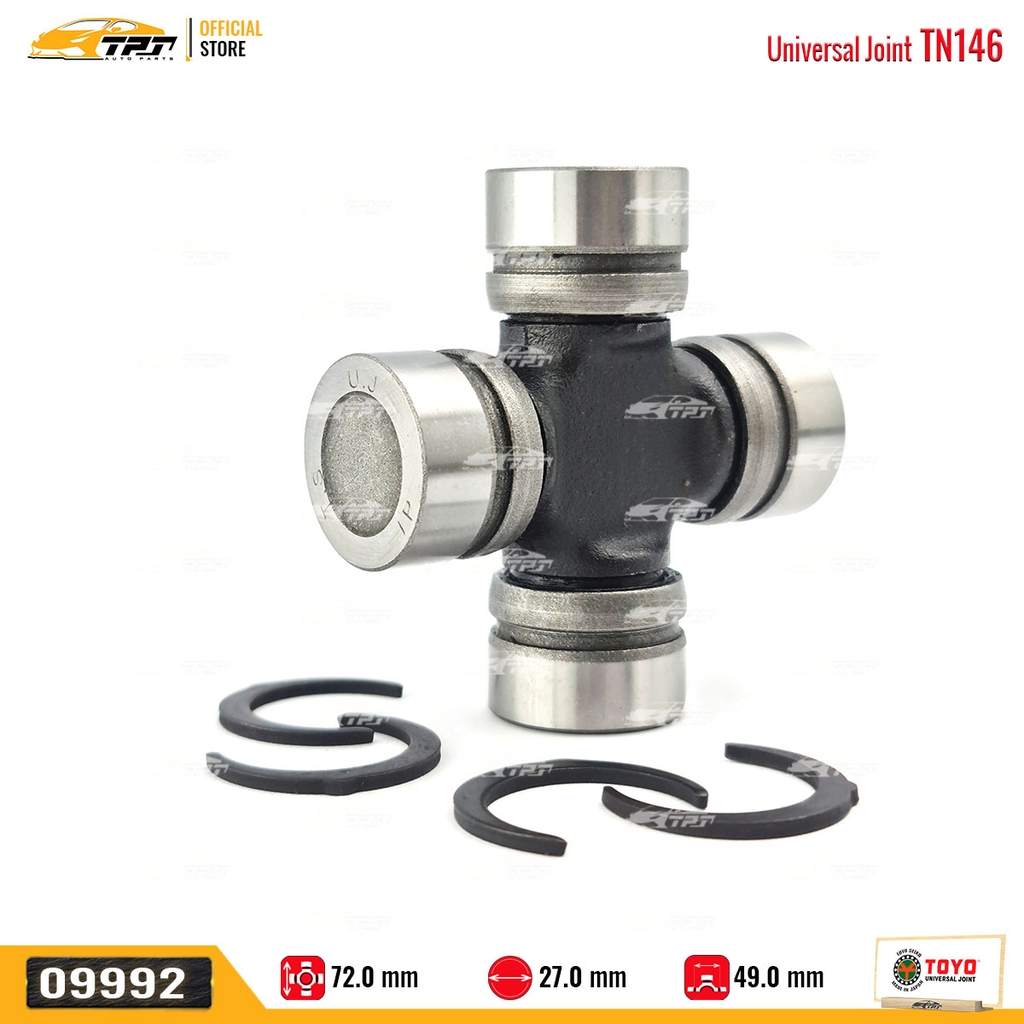 TN146 Bạc Đạn Chữ Thập Nissan NAVARA [ 27 x 49 x 72 ] TOYO - Japan
