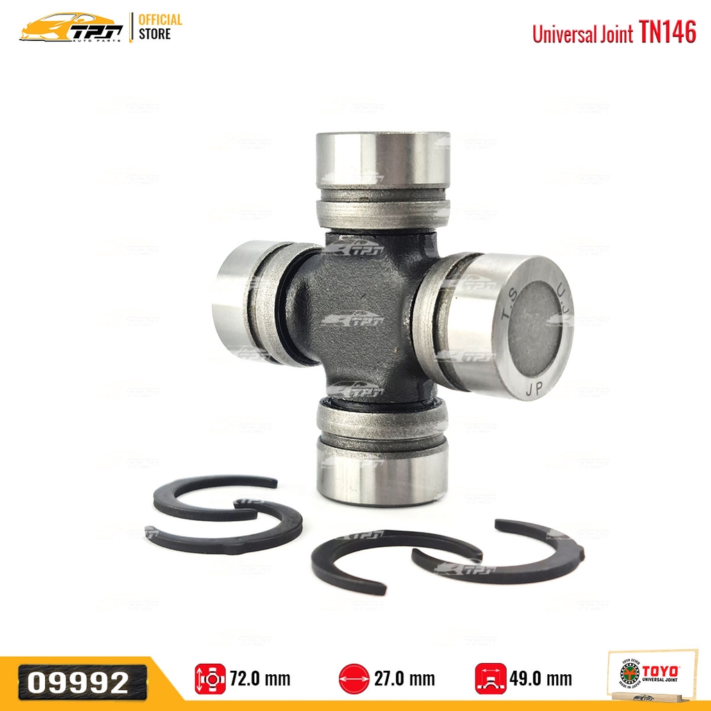 TN146 Bạc Đạn Chữ Thập Nissan NAVARA [ 27 x 49 x 72 ] TOYO - Japan