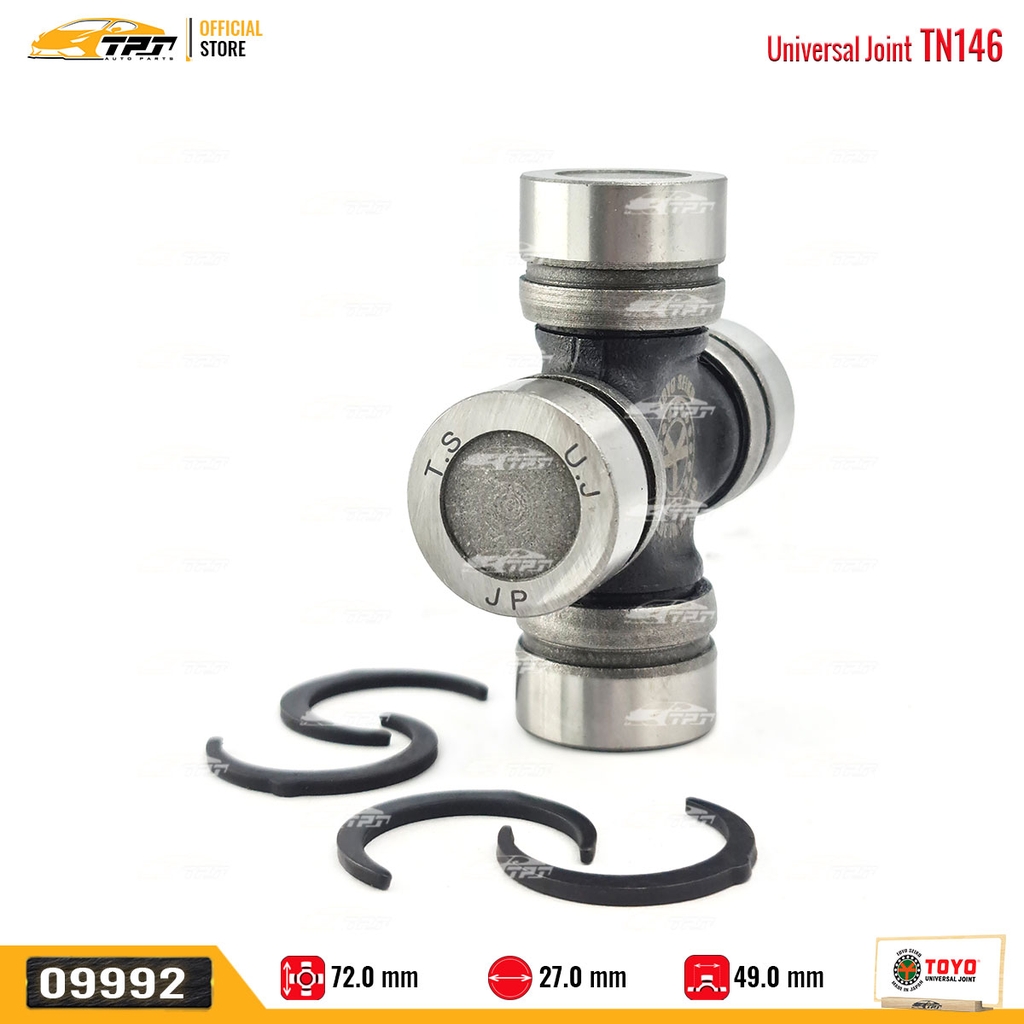 TN146 Bạc Đạn Chữ Thập Nissan NAVARA [ 27 x 49 x 72 ] TOYO - Japan