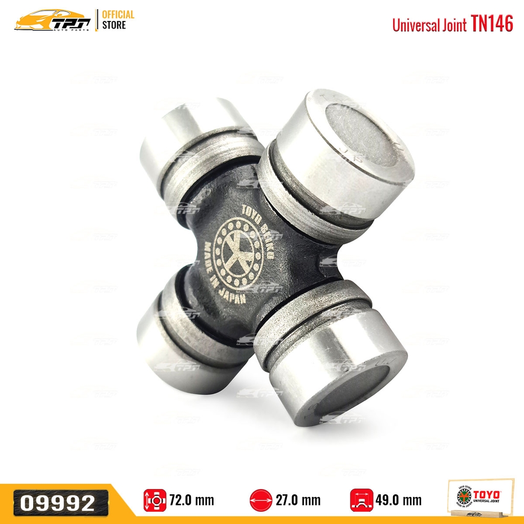 TN146 Bạc Đạn Chữ Thập Nissan NAVARA [ 27 x 49 x 72 ] TOYO - Japan
