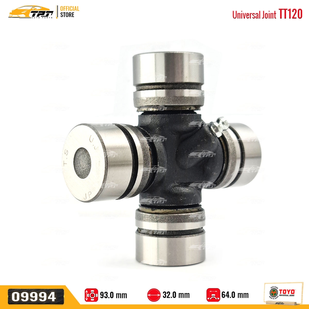 TT120 Bạc Đạn Chữ Thập Toyota LAND CRUISER [ 32 x 64 x 93 ] TOYO - Japan