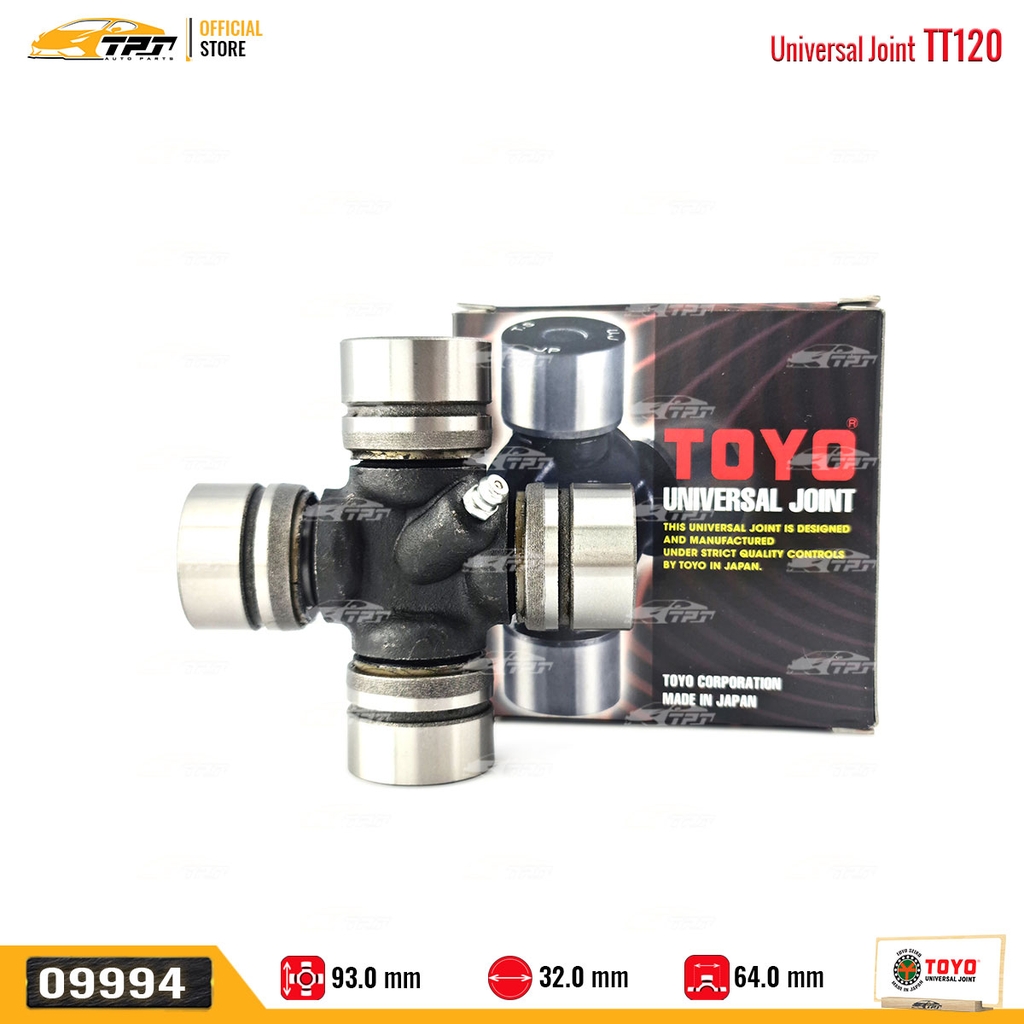 TT120 Bạc Đạn Chữ Thập Toyota LAND CRUISER [ 32 x 64 x 93 ] TOYO - Japan