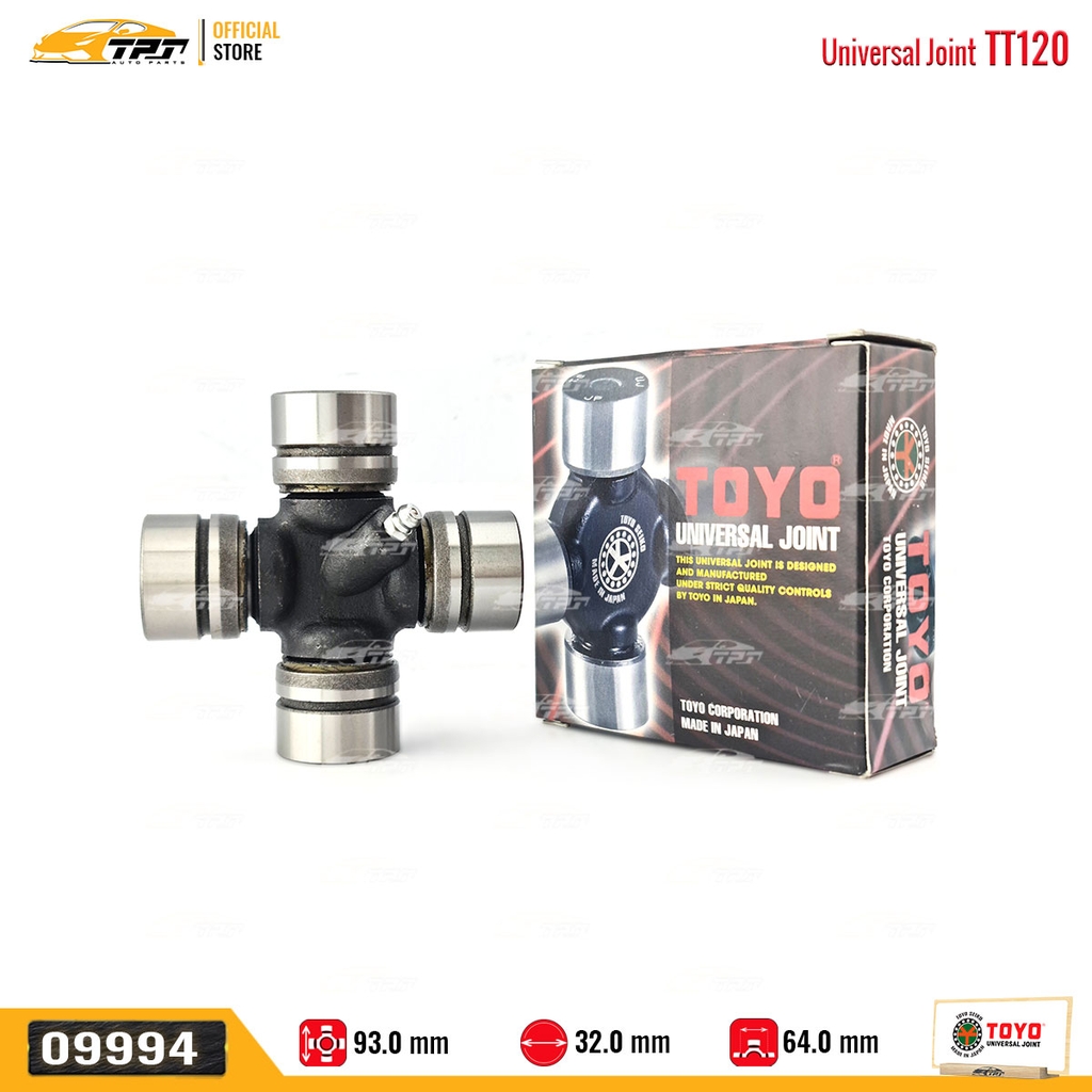 TT120 Bạc Đạn Chữ Thập Toyota LAND CRUISER [ 32 x 64 x 93 ] TOYO - Japan