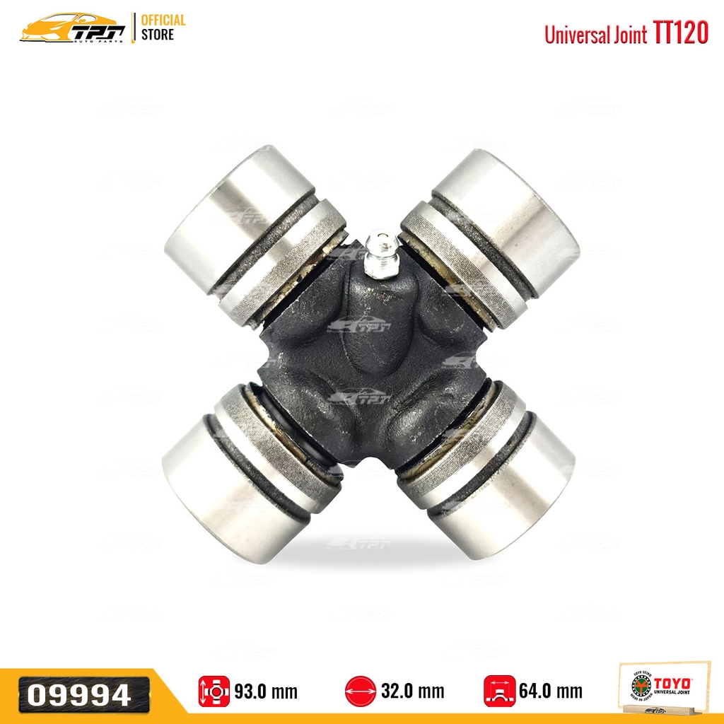 TT120 Bạc Đạn Chữ Thập Toyota LAND CRUISER [ 32 x 64 x 93 ] TOYO - Japan