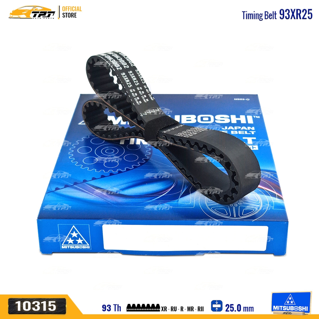 93XR25 Dây Curoa Cam / Dây Đai Răng MITSUBOSHI - Japan