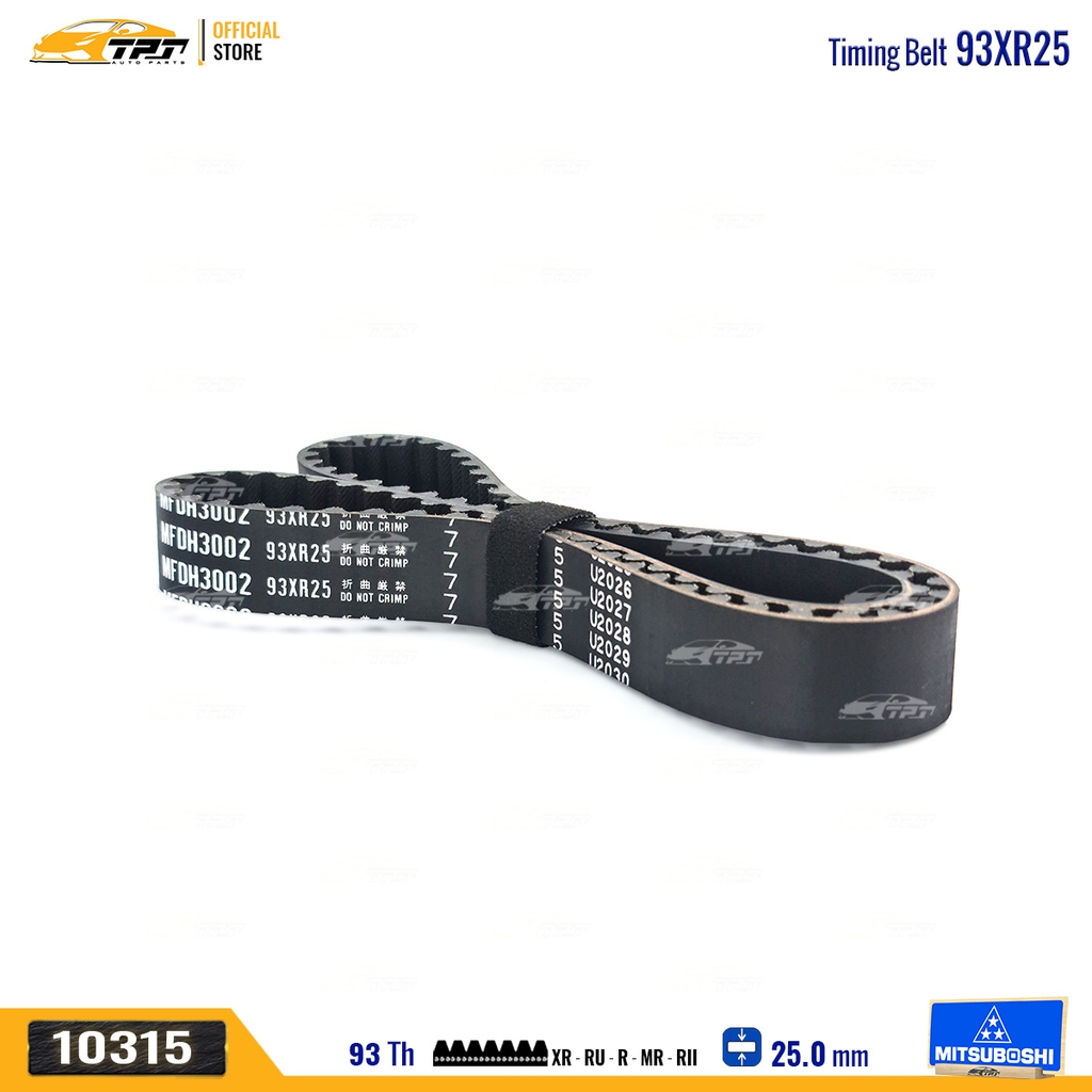 93XR25 Dây Curoa Cam / Dây Đai Răng MITSUBOSHI - Japan