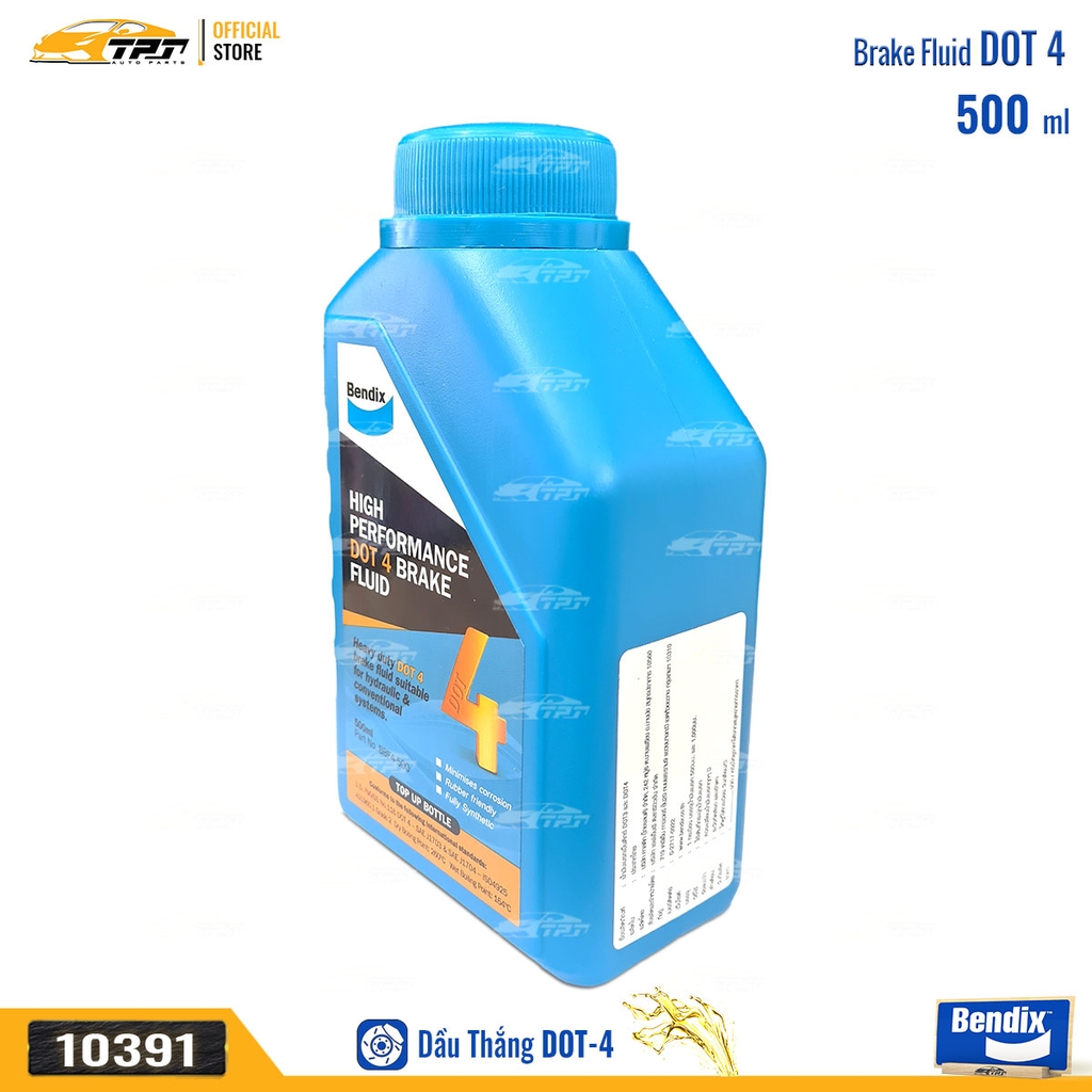 DOT4 Dầu thắng DOT-4 0.5 Lít Bendix - USA
