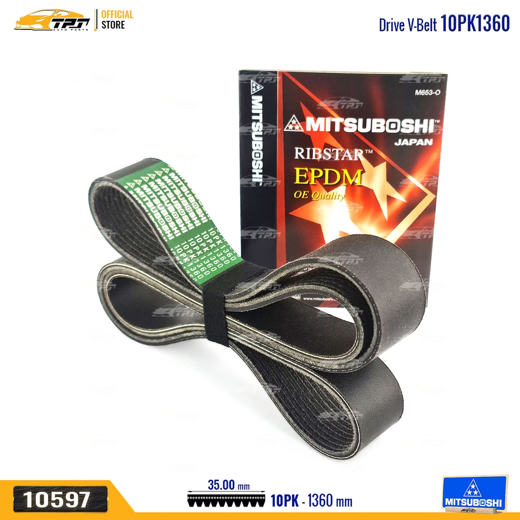 10PK1360 Dây Curoa 10PK MITSUBOSHI - Japan