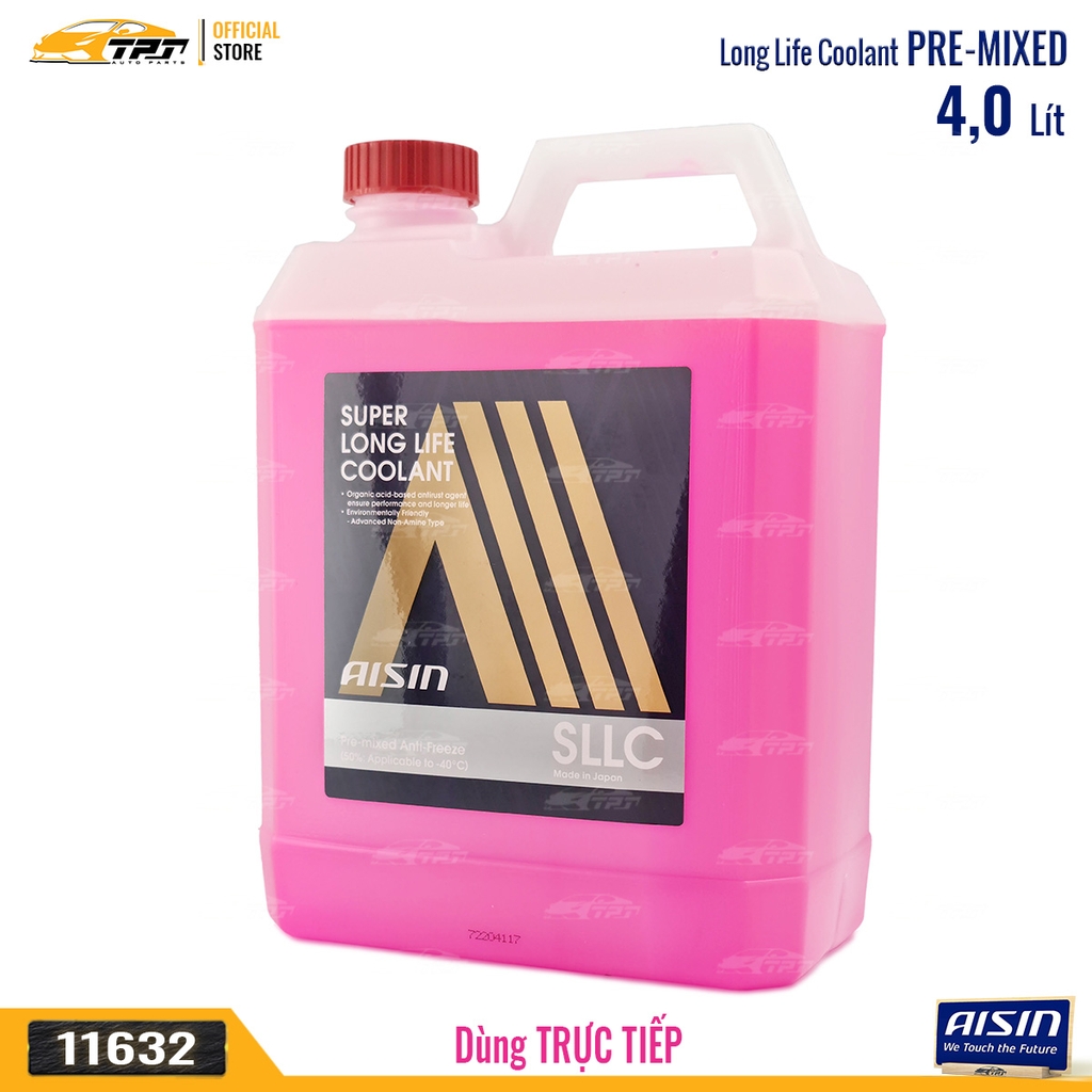 Nước Làm Mát màu HỒNG - Bình 4 Lít AISIN - Japan