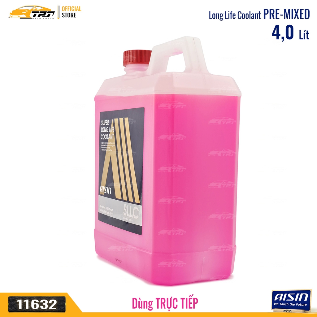 Nước Làm Mát màu HỒNG - Bình 4 Lít AISIN - Japan