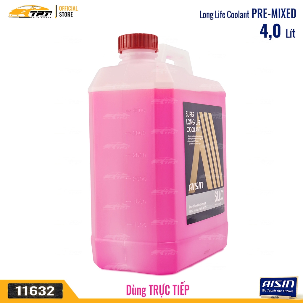 Nước Làm Mát màu HỒNG - Bình 4 Lít AISIN - Japan