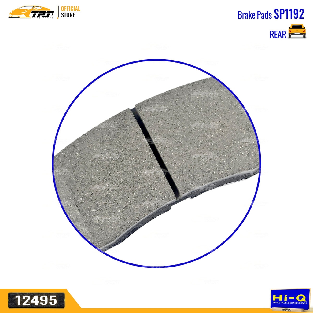 SP1192 Bố Thắng - Má Phanh SAU Hyundai GRAND STAREX 07- Kia SORENTO 14- SEDONA 06-18 CARNIVAL 06-18 Hi-Q Sangsin Korea