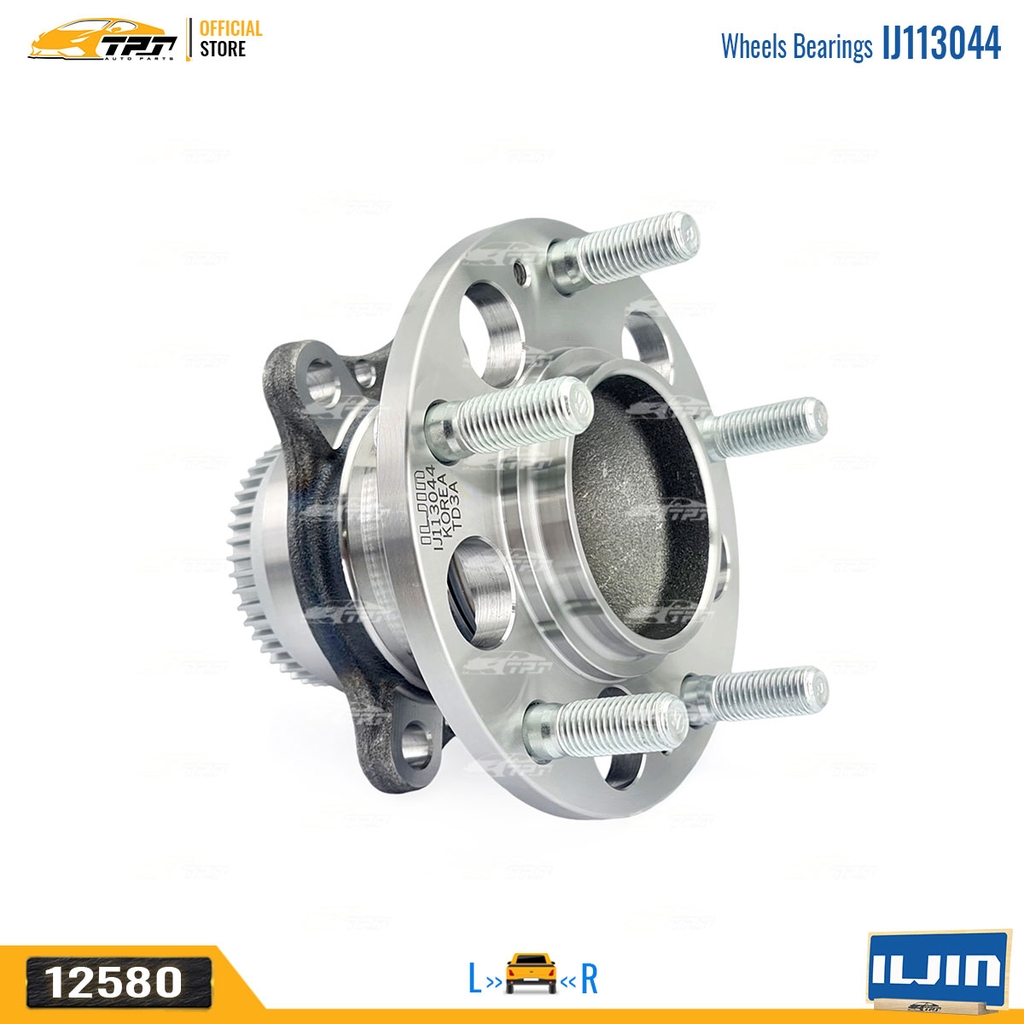 IJ113044 - Bạc Đạn Bánh Sau Hyundai ELANTRA 11-14 VELOSTER 12-17 I30 - K3 - CERATO 16 ILJIN - Korea