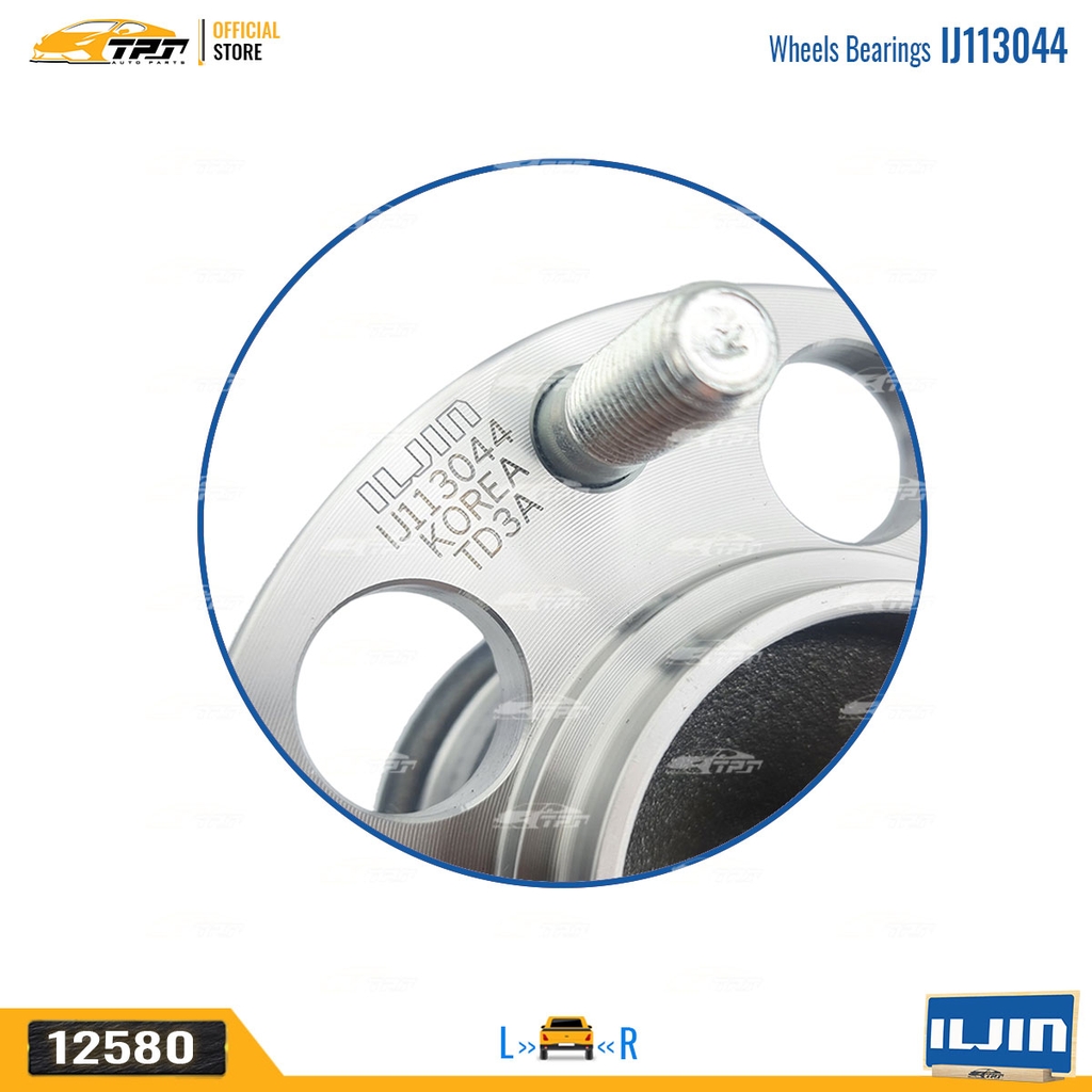 IJ113044 - Bạc Đạn Bánh Sau Hyundai ELANTRA 11-14 VELOSTER 12-17 I30 - K3 - CERATO 16 ILJIN - Korea