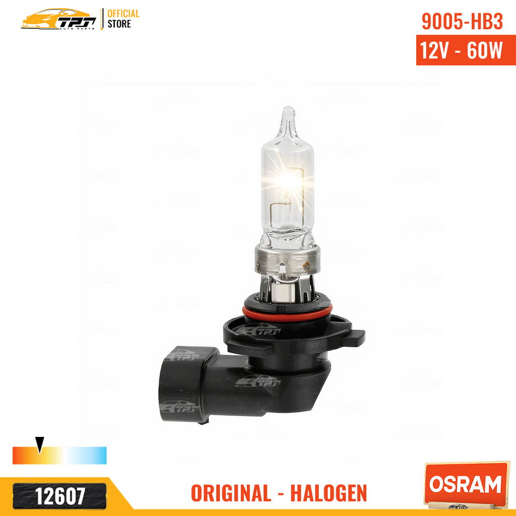 900501B Bóng Đèn Halogen Tiêu Chuẩn HB3 9005 Chân CONG [12V - 60W] Vĩ = 1c OSRAM - Germany