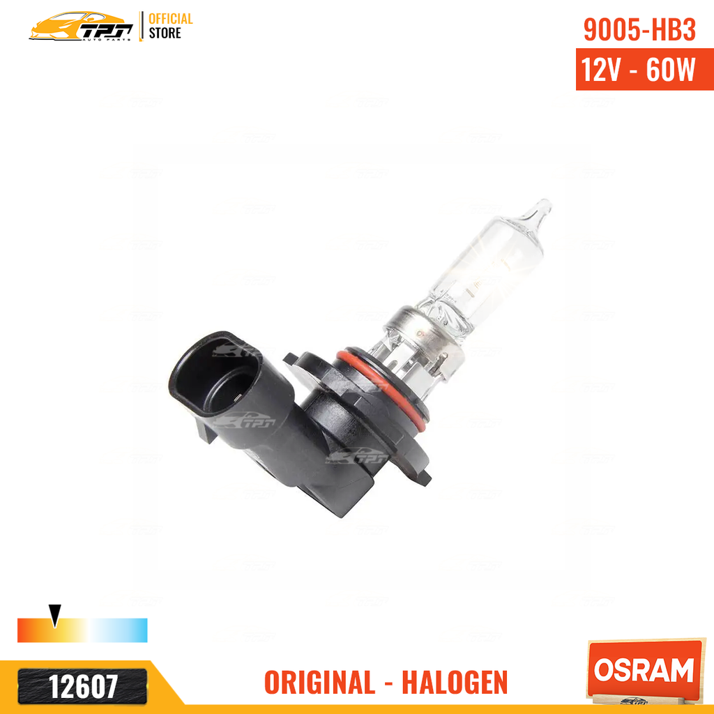 900501B Bóng Đèn Halogen Tiêu Chuẩn HB3 9005 Chân CONG [12V - 60W] Vĩ = 1c OSRAM - Germany