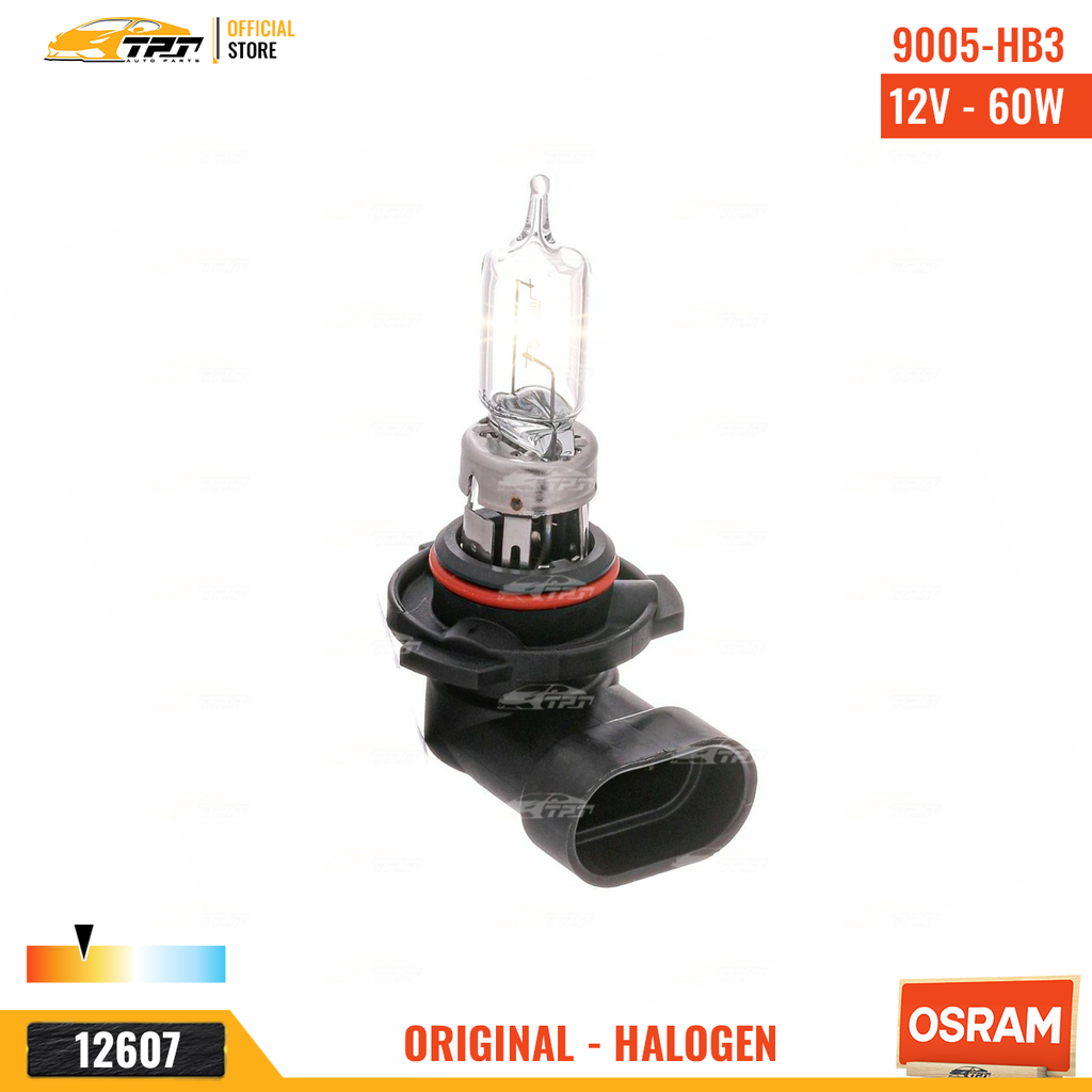 900501B Bóng Đèn Halogen Tiêu Chuẩn HB3 9005 Chân CONG [12V - 60W] Vĩ = 1c OSRAM - Germany