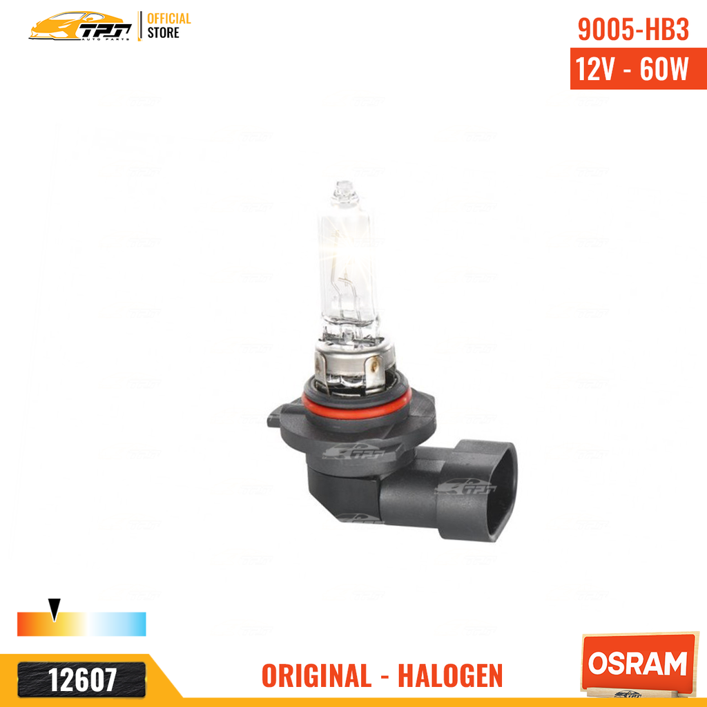900501B Bóng Đèn Halogen Tiêu Chuẩn HB3 9005 Chân CONG [12V - 60W] Vĩ = 1c OSRAM - Germany