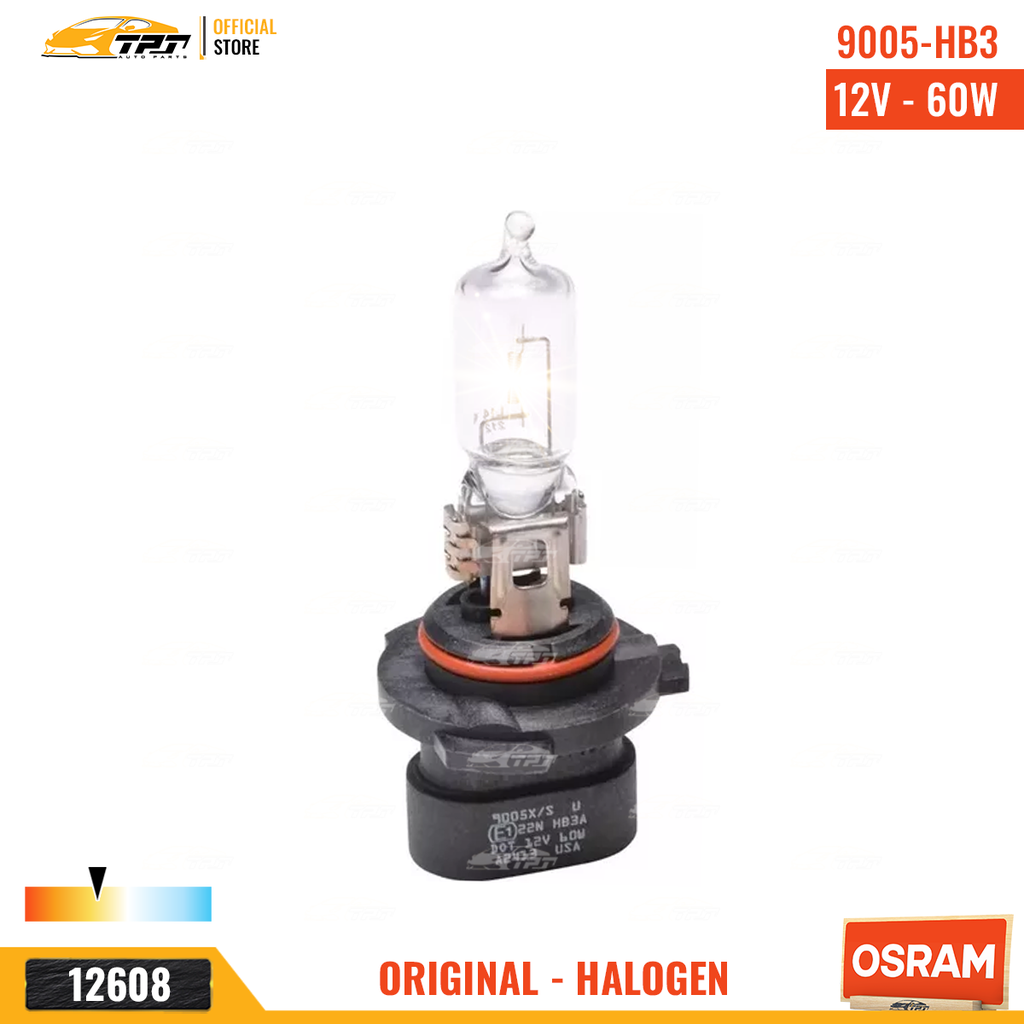 9005XS Bóng Đèn Halogen Tiêu Chuẩn HB3 9005 Chân Thẳng [12V - 60W] Hộp = 1c OSRAM - Germany