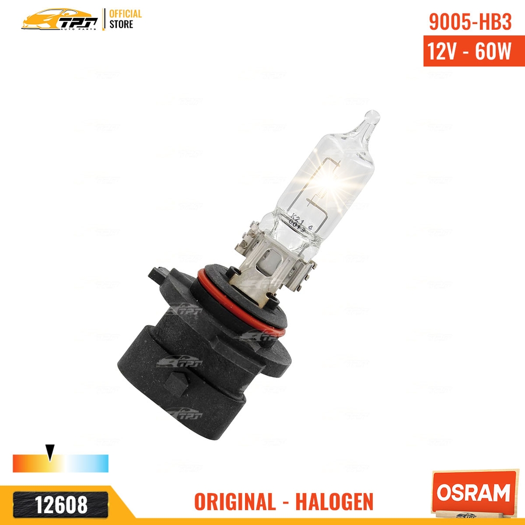 9005XS Bóng Đèn Halogen Tiêu Chuẩn HB3 9005 Chân Thẳng [12V - 60W] Hộp = 1c OSRAM - Germany
