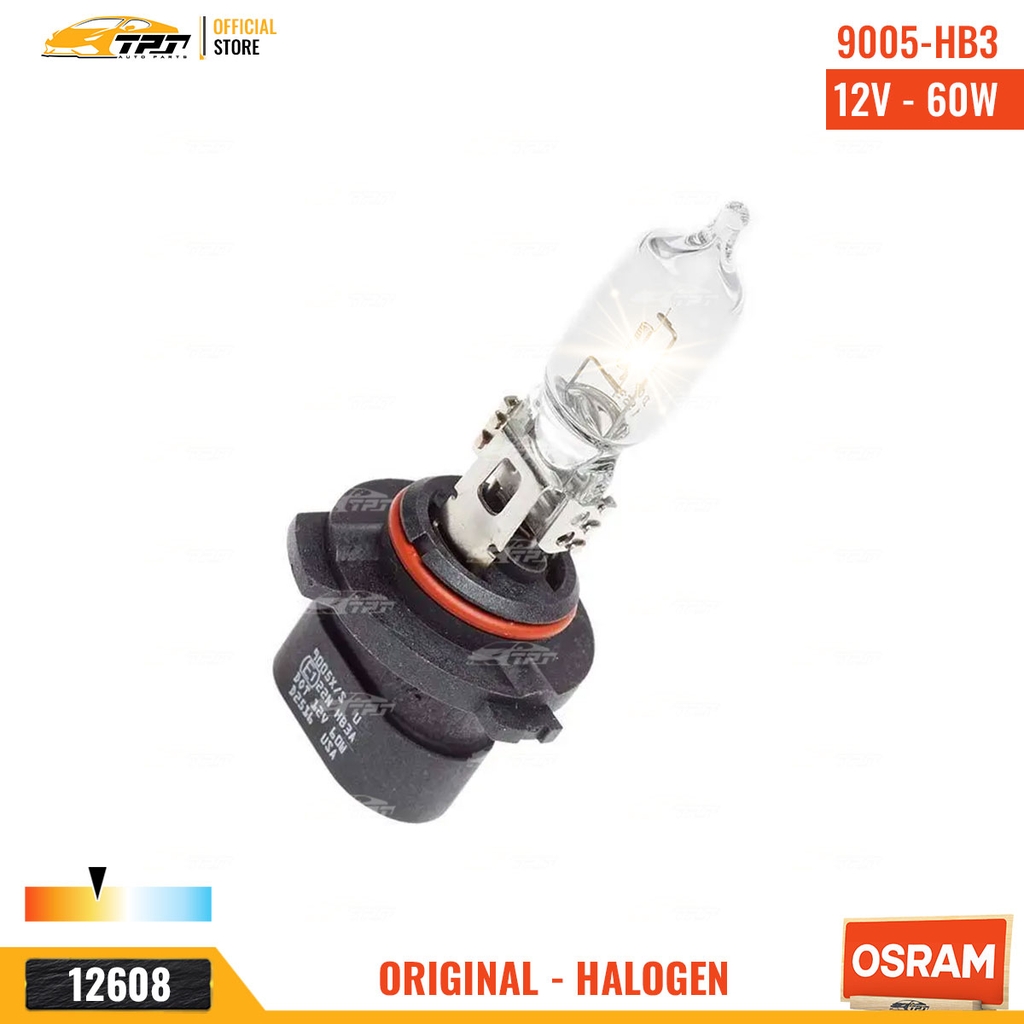 9005XS Bóng Đèn Halogen Tiêu Chuẩn HB3 9005 Chân Thẳng [12V - 60W] Hộp = 1c OSRAM - Germany