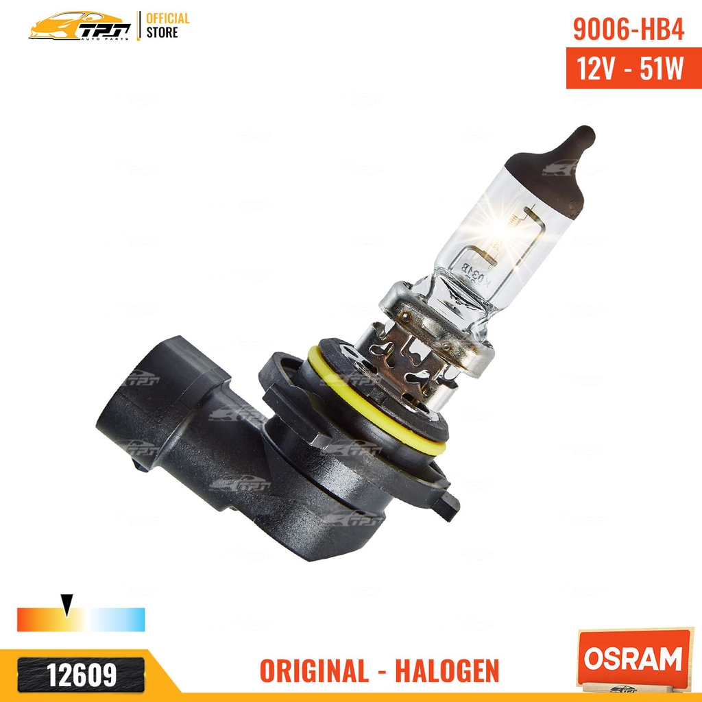 900601B Bóng Đèn Halogen Tiêu Chuẩn HB4 9006 Chân CONG [12V - 55W] Vĩ = 1c OSRAM - Germany